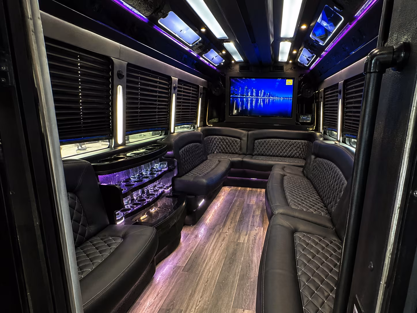 across whittier california party bus rental
