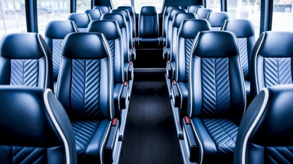 18 passenger minibus inside whittier