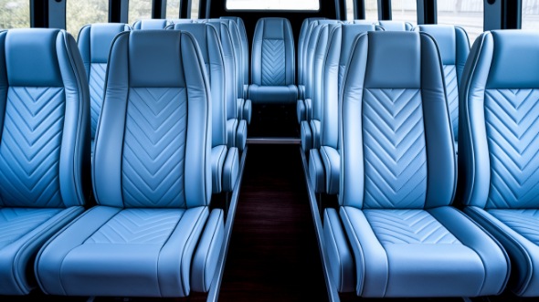 30 passenger minibus inside whittier