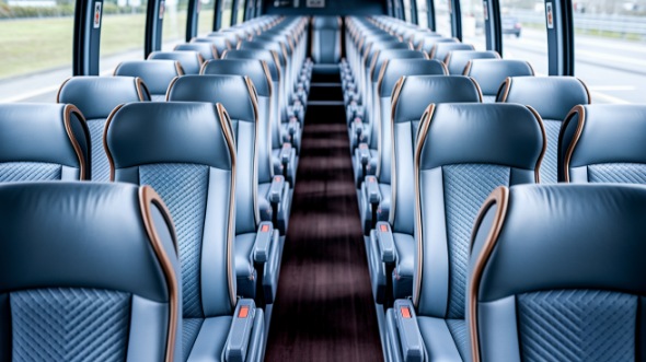 54 passenger charter bus interior whittier