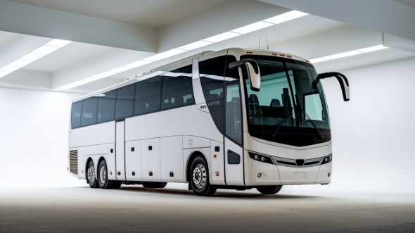56 passenger charter bus whittier
